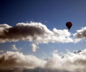 yapboz Bulutlarda Balon